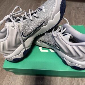 Nike | Giannis Immortality 4 Gray & Blue Basketball Shoes | Size 8.5 Men’s